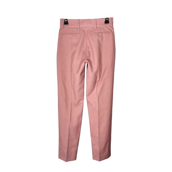 NWT Burberry Leonora 38 US 4 Wool Blend Chalk Pink Trouser Pants High Rise $690 - Picture 6 of 8